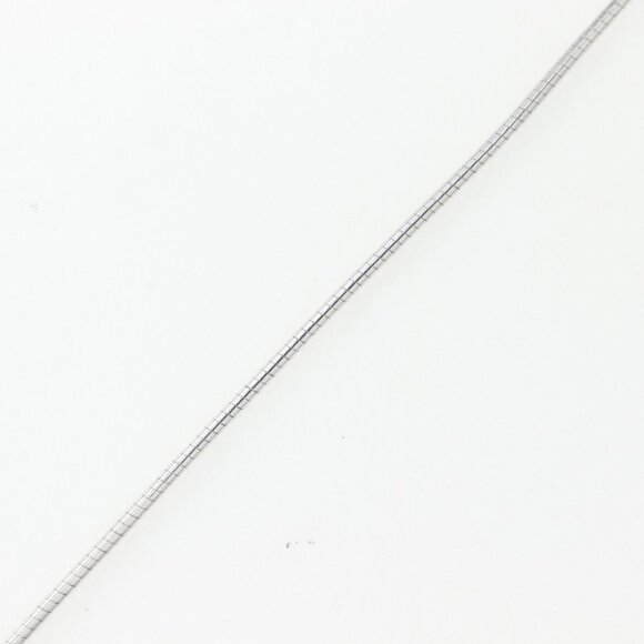 Baccarat heart Necklace choker clear Silver925/crystal heart 8.8g Women - Picture 4 of 7